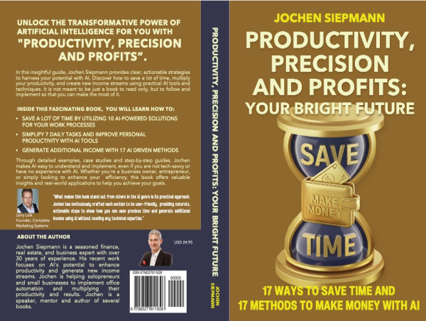  Jochen Siepmann Announces New Book Publication Is Launching On 5th July 2024 