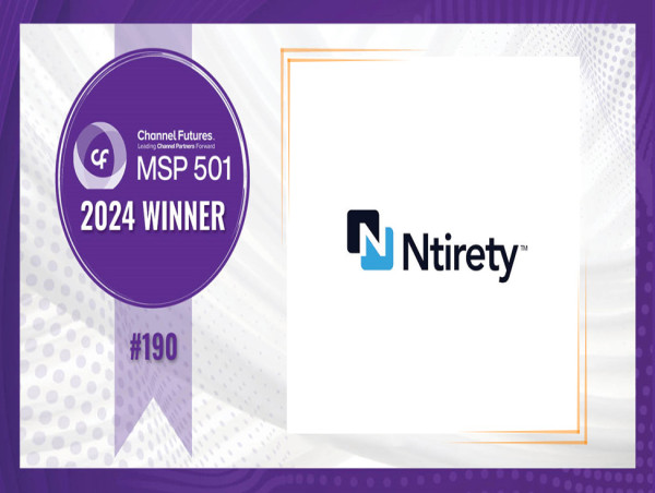 Ntirety Named A Leading Managed Service Provider on Prestigious 2024 Channel Futures MSP 501