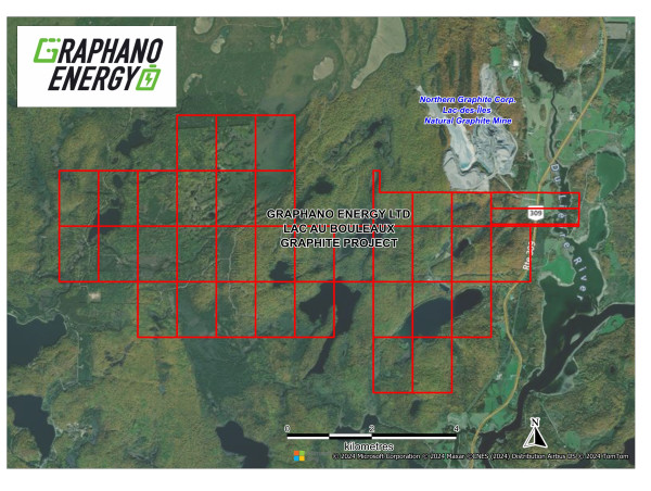  Graphano Stakes New Claims at Lac Aux Bouleaux - Building on Strong Exploration Results 