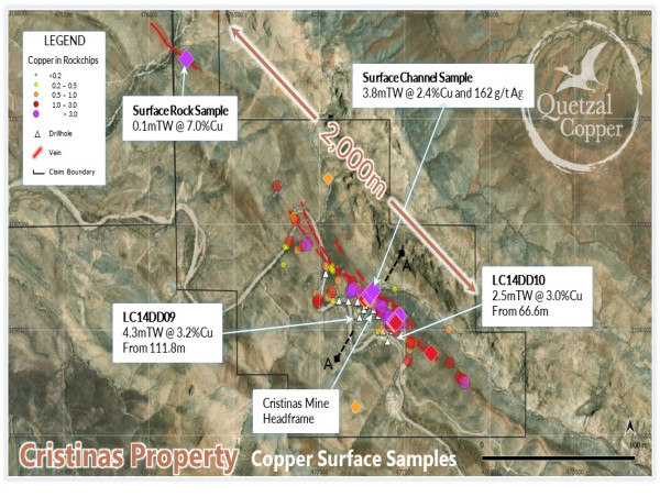  Quetzal Copper Mobilizes Drill Rig to the Cristinas Project, Chihuahua Mexico 