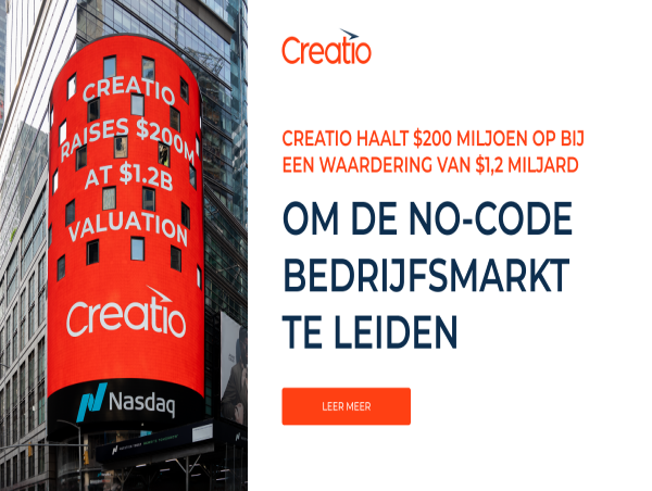 Creatio haalt $200 miljoen op bij een waardering van $1,2 miljard om de no-code bedrijfsmarkt te leiden