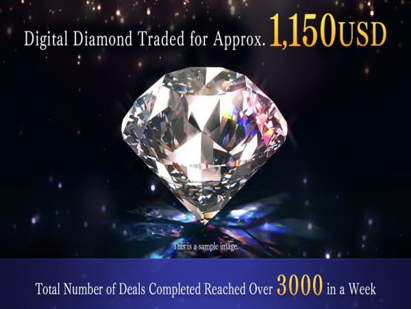 2.83 Carat Digital Diamond Mined in Brilliantcrypto Traded for Approx. $1,150 USD