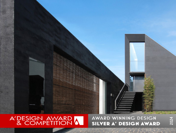  Black Monolithic Wall by Nobuaki Miyashita Wins Silver in A' Architecture Awards 