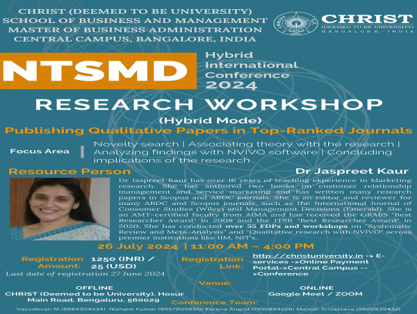 International Conference on New Age Technologies & Digital Transformation for Sustainable Market Development (NTSMD2024)