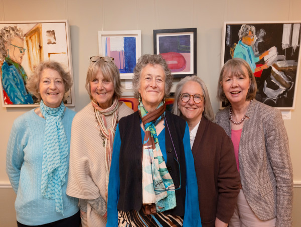 Horsham based artist Fran White Unveils Portrait Series Inspired by Book Club Friends