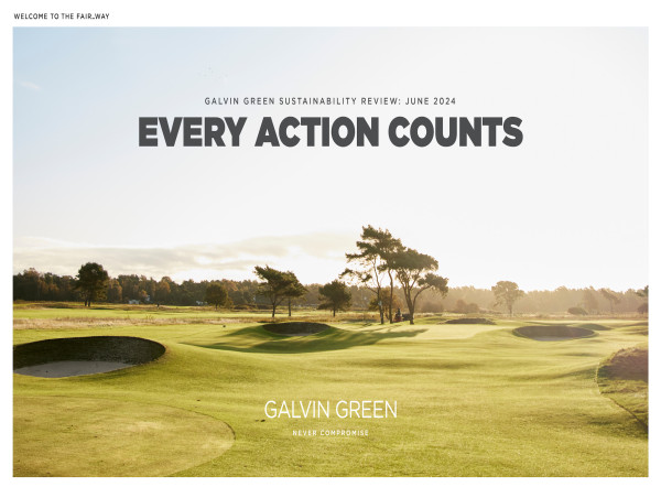  GALVIN GREEN PRESENTS ITS ADVANCES IN NEW SUSTAINABILITY REVIEW 