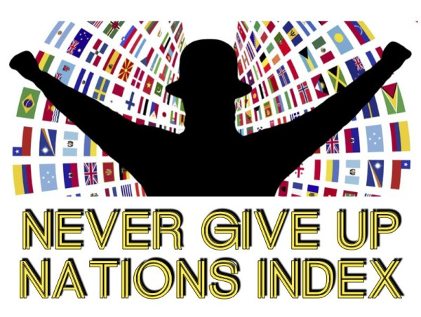 The Never Give Up Nations Index to be Issued on Never Give Up Day