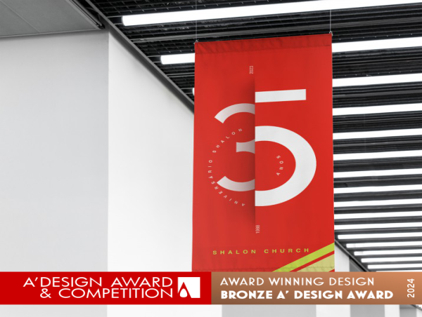 35 Anos Shalon by Eluan Araujo Wins Bronze in A' Graphics Industry Awards