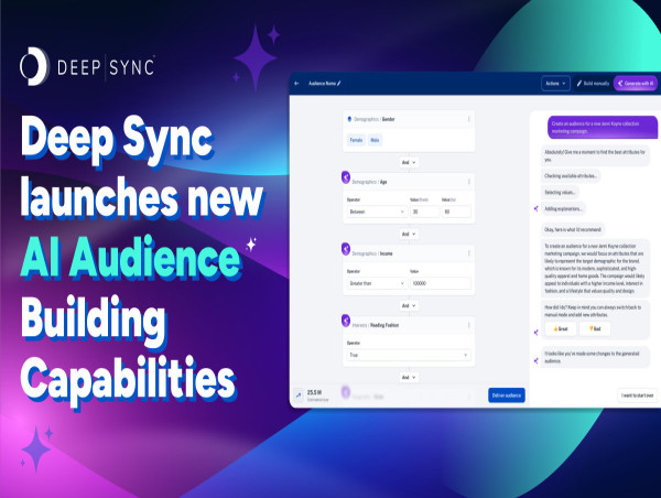  Deep Sync Launches New Lookalike Audience Building Capabilities for Social Media Campaigns 