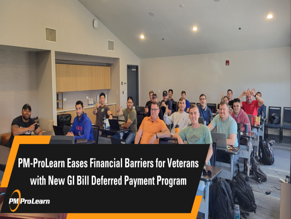 PM-ProLearn Eases Financial Barriers for Veterans with New GI Bill Deferred Payment Program