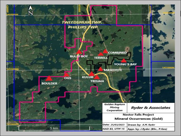 Golden Rapture Mining Discovers Another High-Grade Gold Occurrence & Exploration Updates