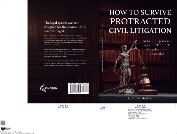  Claudia Barber, Author and Legal Expert Announces Book Launch: When The Judicial System STOPPED Being Fair and Impartial 