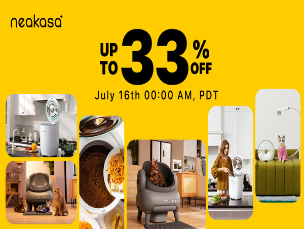 Innovative Neakasa Products to Feature in Amazon Prime Day with Up to 33% Discounts