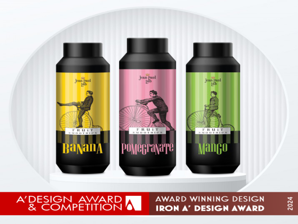  Smoothies by Andromachi Kakava Wins Iron A' Design Award in Packaging Design Category 