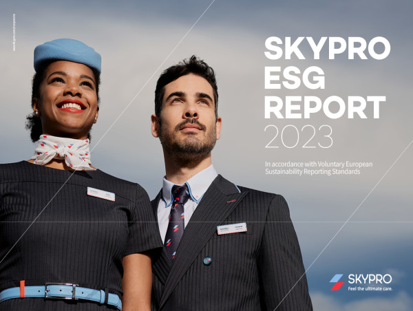  SKYPRO é a 1a Empresa de Uniformes a divulgar o Relatório ESG pela Diretiva de Reporte Voluntário da UE 