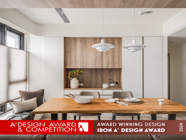  White Curve by Yi-Lun Hsu Wins Iron in A' Interior Design Awards 