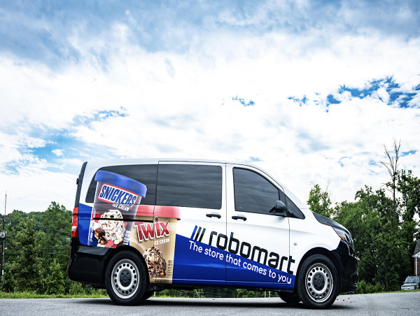 Mars and Robomart Pilot “Store-Hailing” Platform in Baltimore to Celebrate National Ice Cream Day