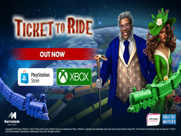  Ticket to Ride™ Adds More Platforms to its Route – PlayStation and Xbox 