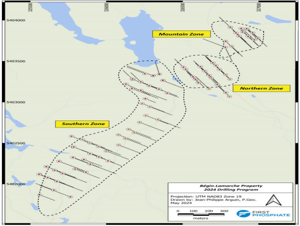  First Phosphate Confirms Significant High-Quality Igneous Phosphate Deposit at Its Bégin-Lamarche Project in the Saguenay-Lac-St-Jean Region, Quebec au Canada 