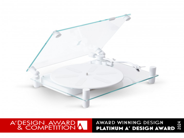  Transparent Turntable by Per Brickstad Wins Platinum in A' Audio Equipment Awards 