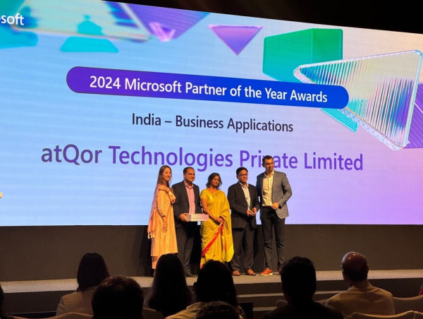  atQor Honored as 2024 Microsoft Partner of the Year Award Winner in Business Applications 