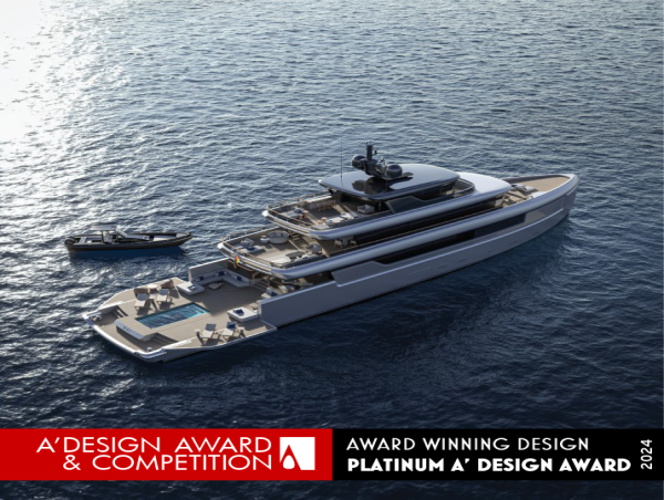  Project Kai by Baz Yacht Design Wins Platinum in A' Yacht and Marine Vessels Design Awards 