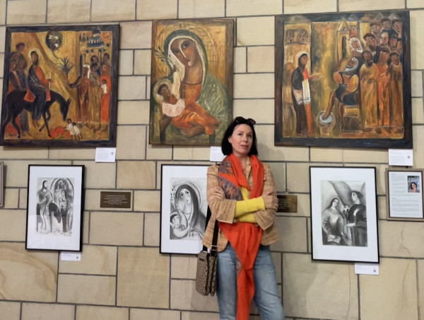  St John’s Cathedral Exhibits 'Sailing to Byzantium' by Olga Bakhtina 