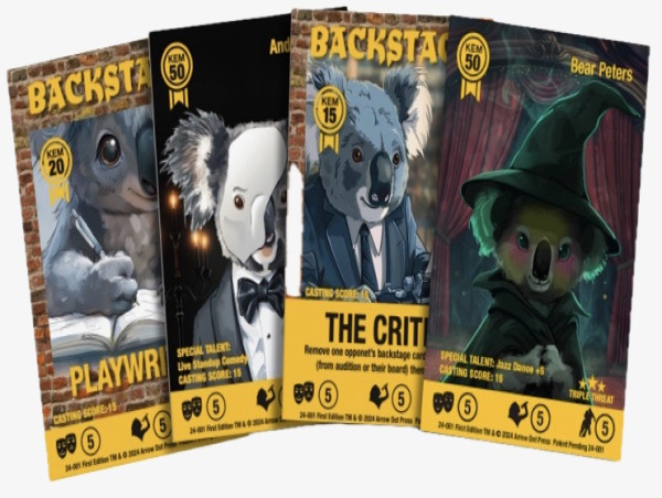 Koalas On Broadway™ is new collectible card game with first demos available at GenCon 2024 - Fill the stage and win