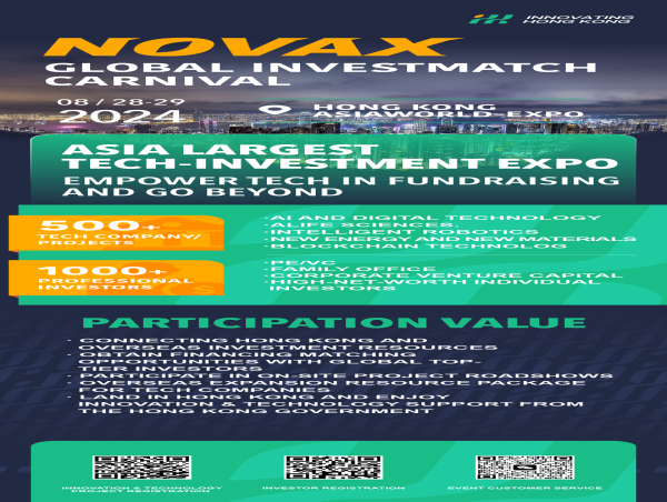 The NovaX Global Investmatch Carnival 2024 in Hong Kong is About to Start, Igniting the FinTech Revolution
