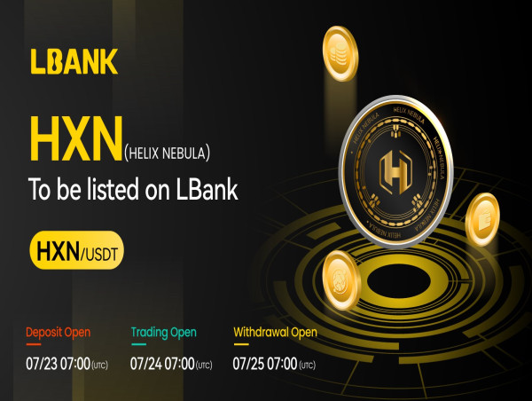  Helix Nebula (HXN) Is Now Available for Trading on LBank Exchange 