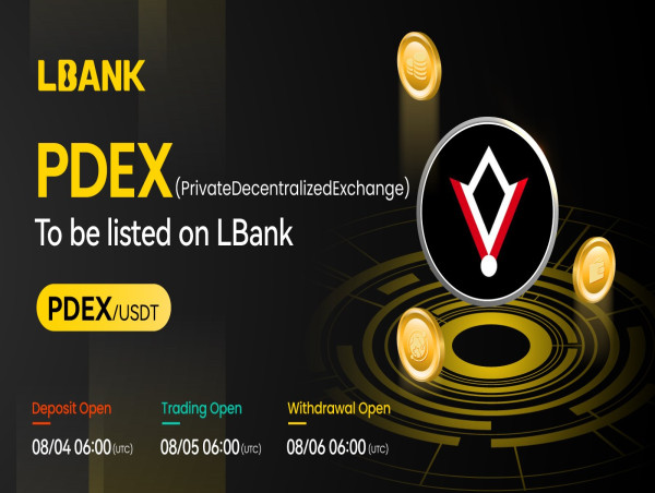  LBank Exchange Will List Private Decentralized Exchange (PDEX) on August 5, 2024 