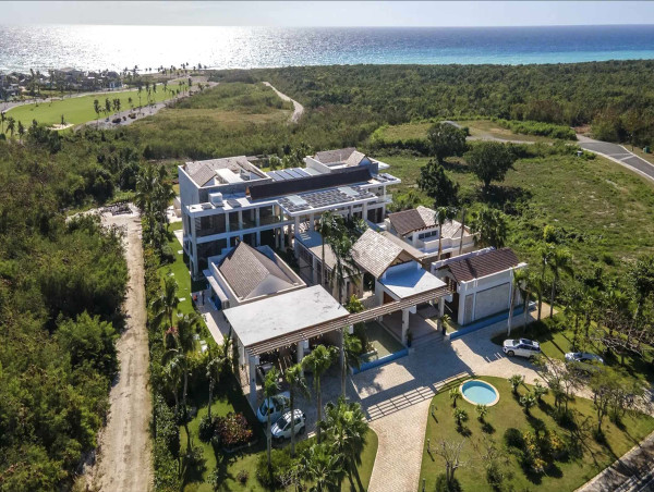  45,000-Square-Foot Mansion up for Auction in Exclusive Cap Cana Dominican Republic 