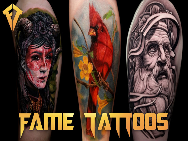  Fame Tattoos Offers Free Realistic Color Tattoo Designs at its Tattoo Studio in Miami 