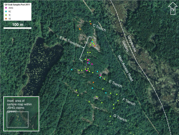 Joshua Gold Resources Conducts Comprehensive Sampling Program at Tecumseh Property 