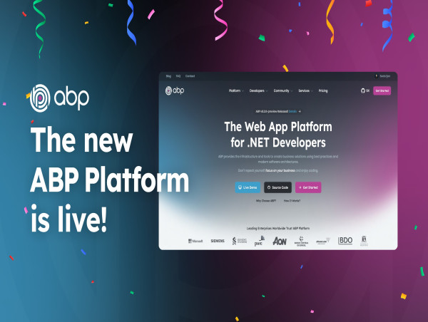  .NET Development Framework ABP Offers Improved User Experience via Refreshed ABP.IO Domain 