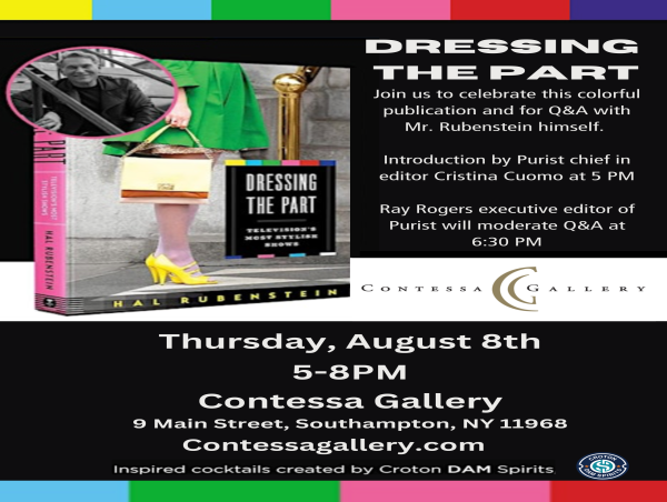 Contessa Gallery & Hal Rubenstein join forces for unique art and fashion collaboration event, on August 8 from 5–7 PM