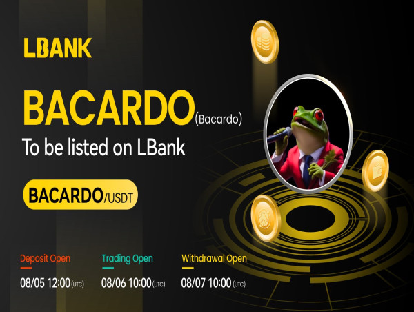  Bacardo (BACARDO) Is Now Available for Trading on LBank Exchange 