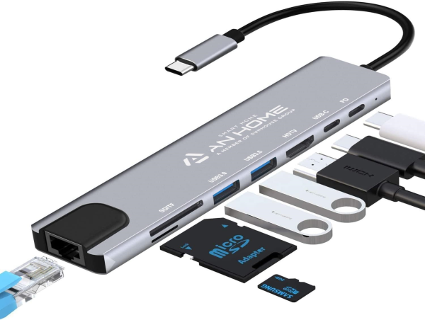 AnHome Launches its Newest Multiport Dock: 8-in-1 USB C Hub