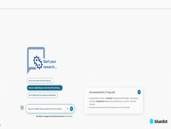  BlueDot unveils next-gen global infectious disease surveillance solution, cutting manual detection time by nearly 90% 