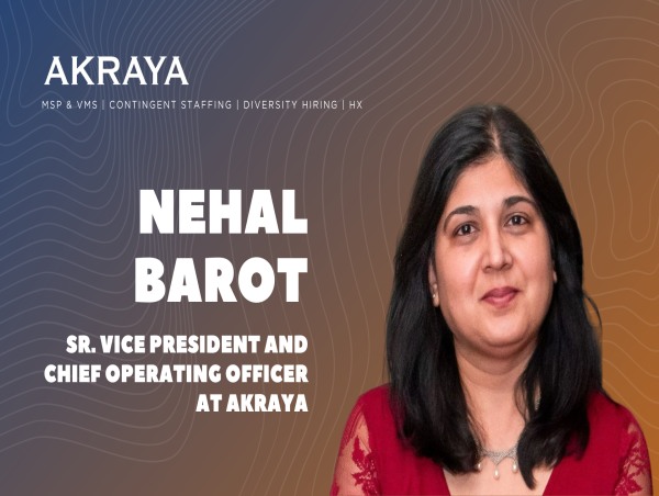 Akraya Strengthens Leadership Team with Nehal Barot’s Promotion to Chief Operating Officer
