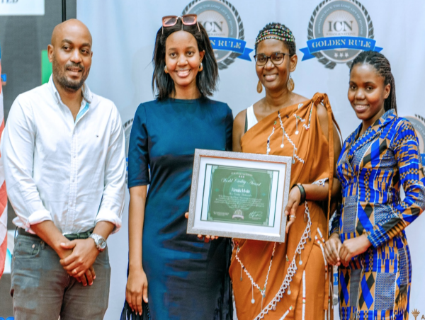 AMBASSADOR VERONICA FAUSTINE MWITA, (MBA), APPOINTED WORLD CIVILITY AMBASSADOR AT CEREMONY IN DAR ES SALAAM, TANZANIA