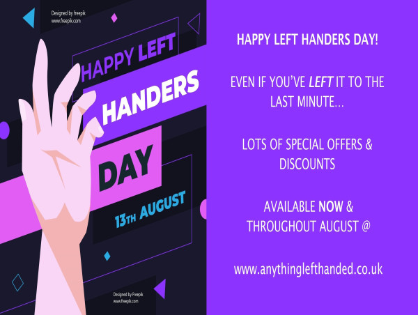  Anything Left-Handed Announces Left-Handers Day Schools Fund Initiative 
