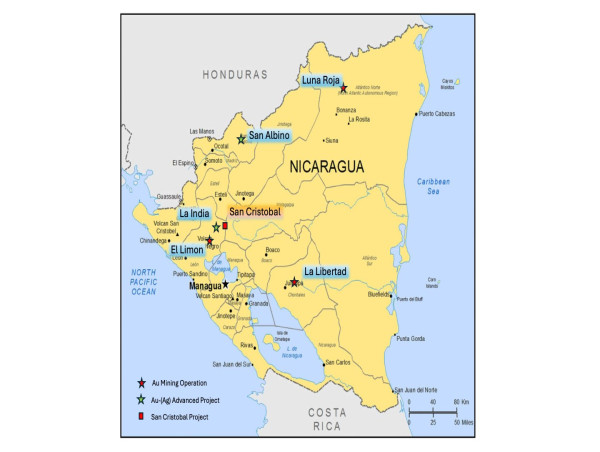 Centurion Acquires Interest in the Nicaraguan San Cristobal Gold Project