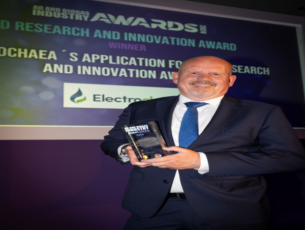  Electrochaea honored with the AD and Biogas Industry Award 