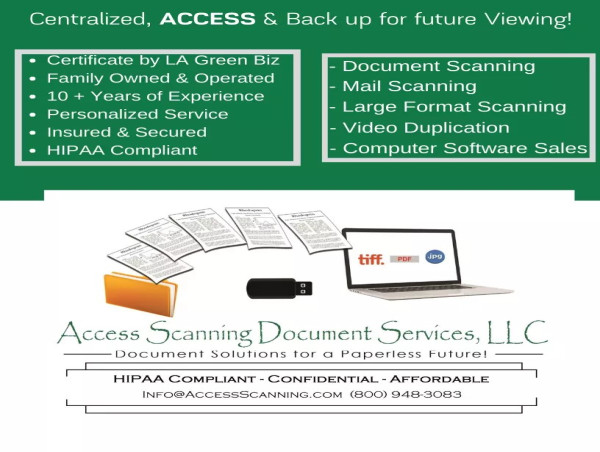  Access Scanning Revolutionizes Document Management with Advanced Scanning Solutions in Los Angeles 