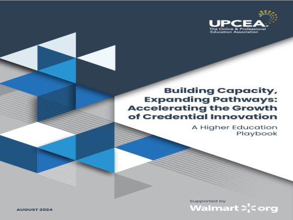  UPCEA Releases Higher Ed Playbook for Accelerating Growth of Credential Innovation 