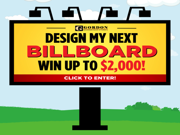  Gordon McKernan Injury Attorneys Launches Second Annual Billboard Design Competition to Inspire Local Creativity 