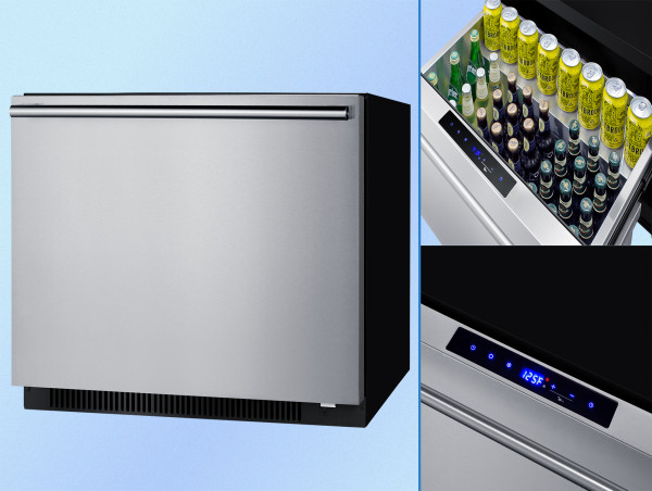 True Versatility: Summit Appliance Introduces the Industry's First Convertible Warming/Cooling Drawer