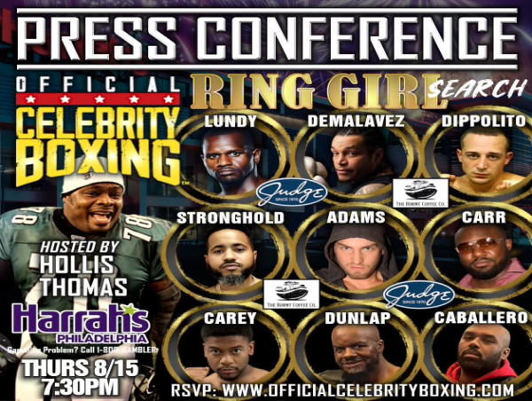 OFFICIAL CELEBRITY BOXING RETURNS TO DELCO WITH EXPLOSIVE NEW XRUMBLE SERIES