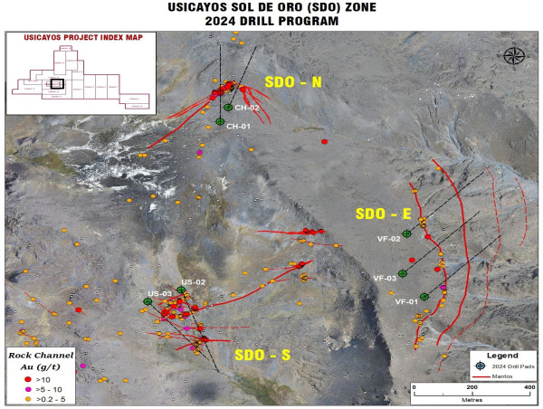 Palamina Drill Program Underway at Its Usicayos Gold Project
